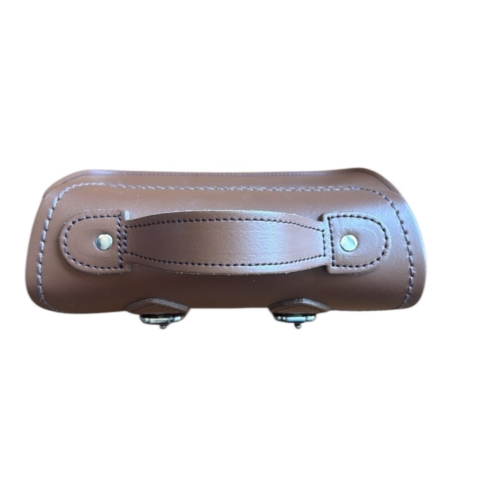 New Zatchels Handmade Leather Micro Satchel Crossbody Shoulder Bag Chestnut Tan - Picture 11 of 13